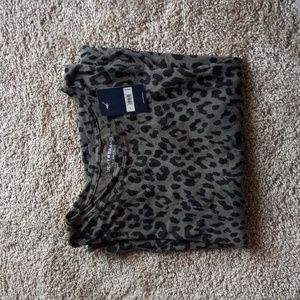 Cheetah print lucky brad t shirt
